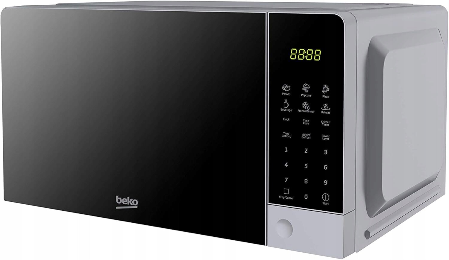 Beko MOC201103S Mikrovlnná trouba 20L stříbrná 700W digitální
