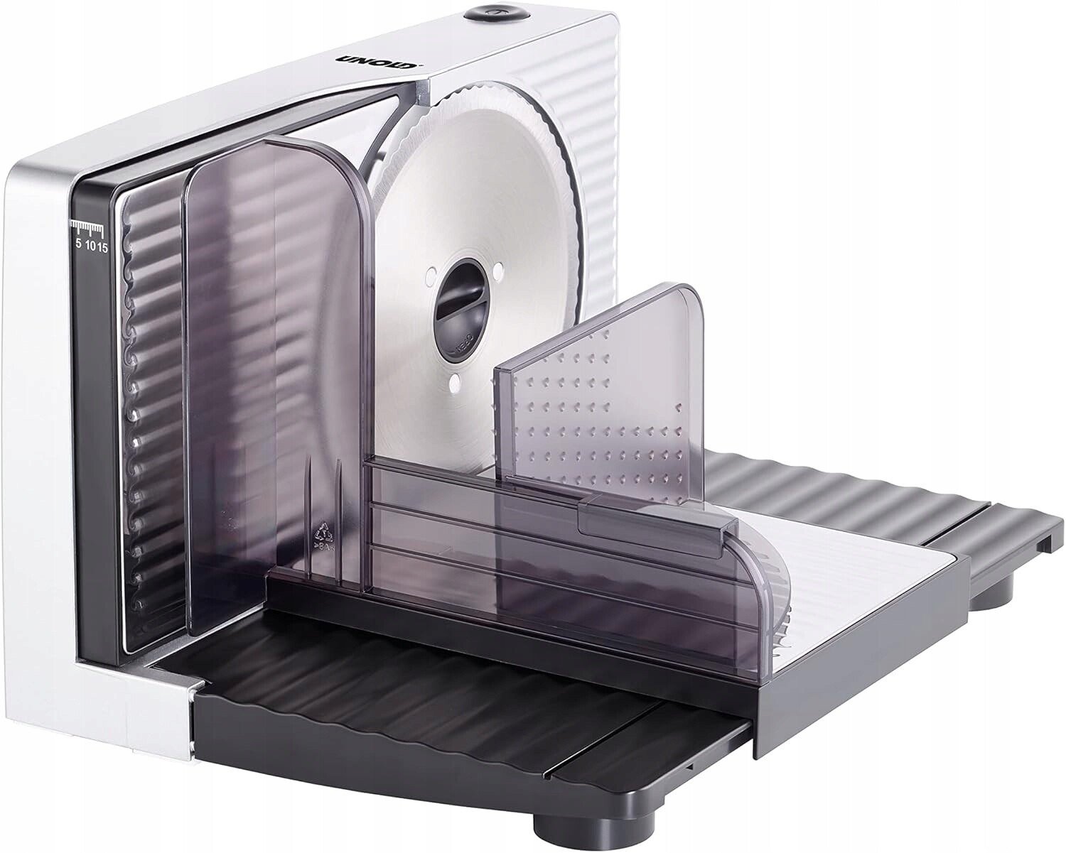 Unold 78866 Skládací kráječ nerezová ocel 100W nastavení 0-15mm