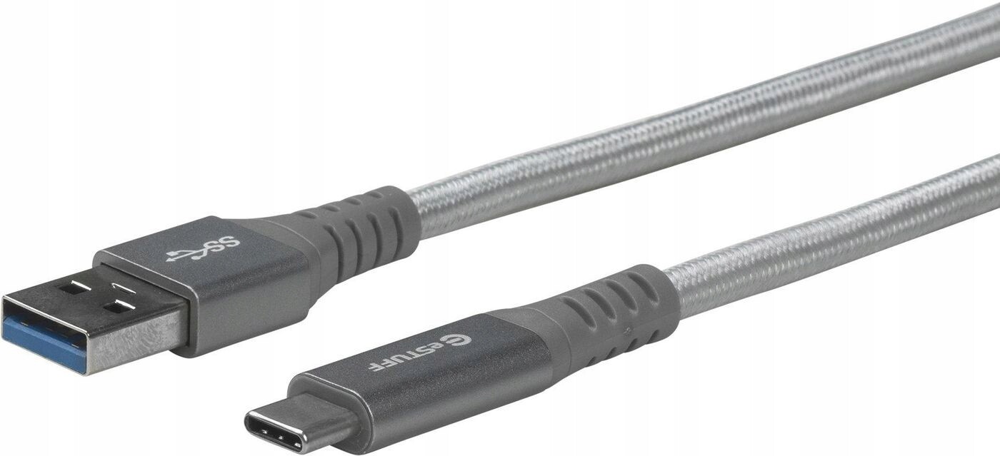 eSTUFF Usb-c A kabel 1 m Grey, ES605151
