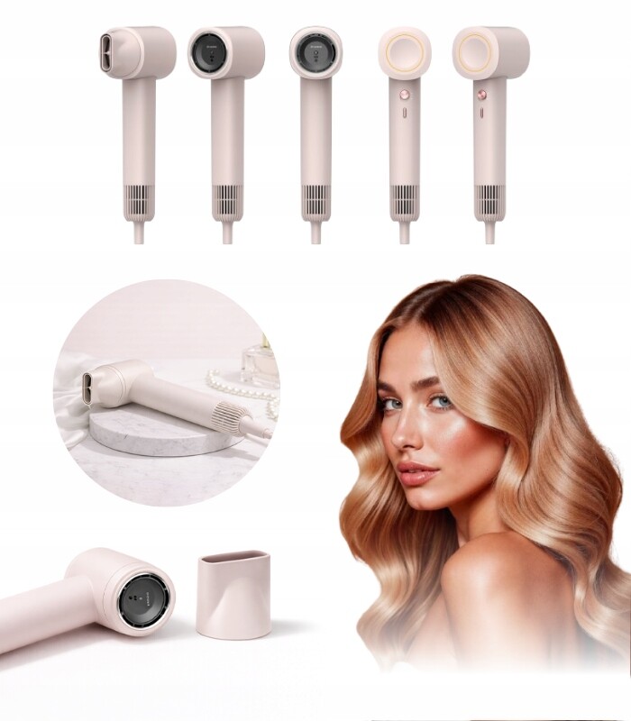 Fén Kartáč Na Vlasy Ionizace Pro Sušení Vyhlazovacích Kudrlin 5v1