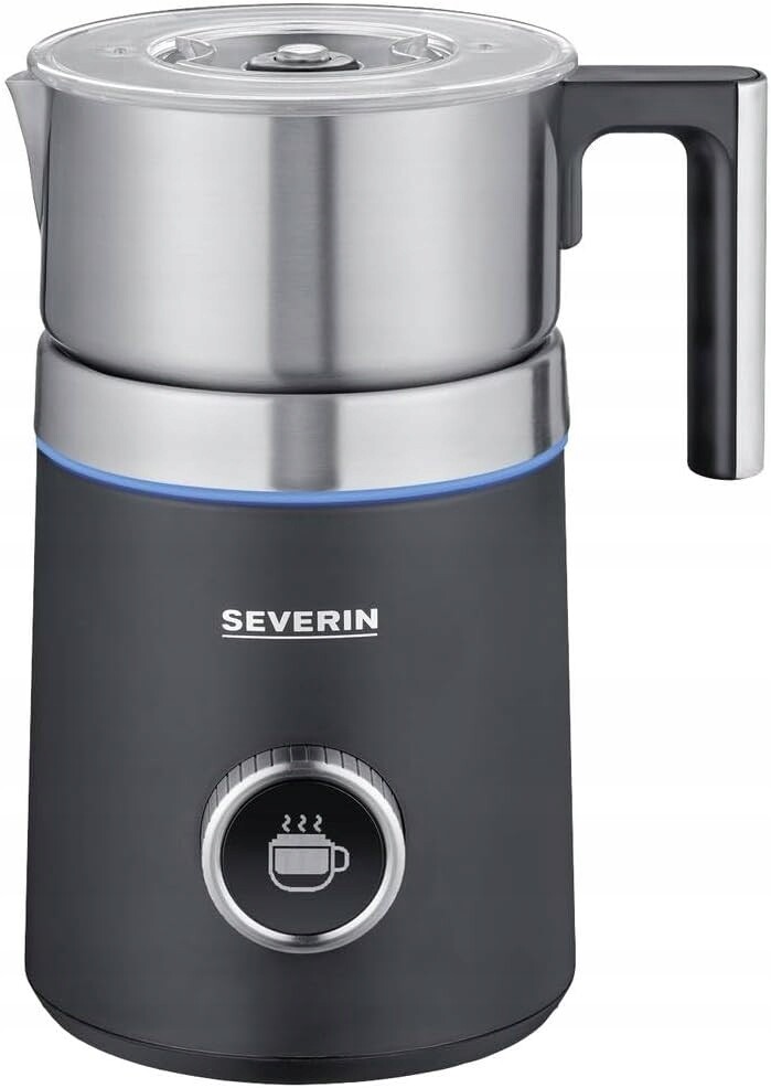Severin Spuma 700 Plus Napěňovač mléka 13 programů 700 ml stříbrný černý