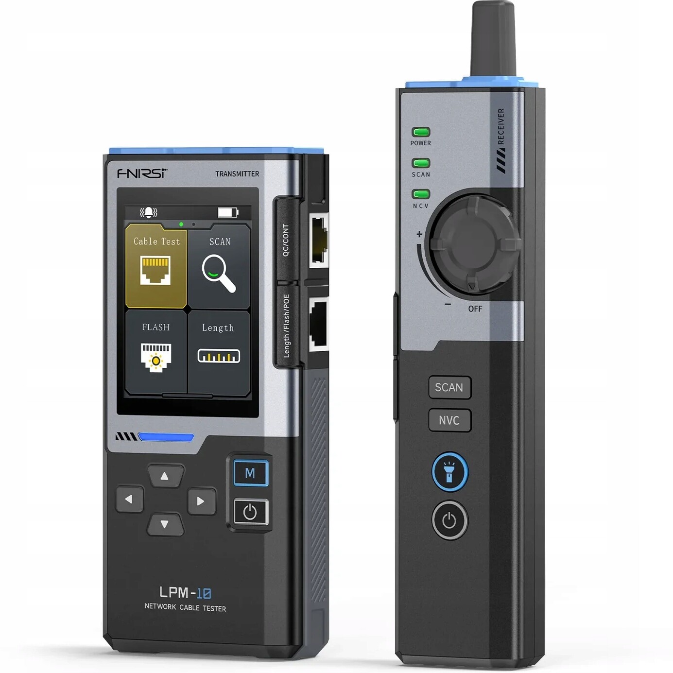 Tester síťových kabelů RJ45 PoE Ncv lokalizátor kabelů Fnirsi LPM-10A
