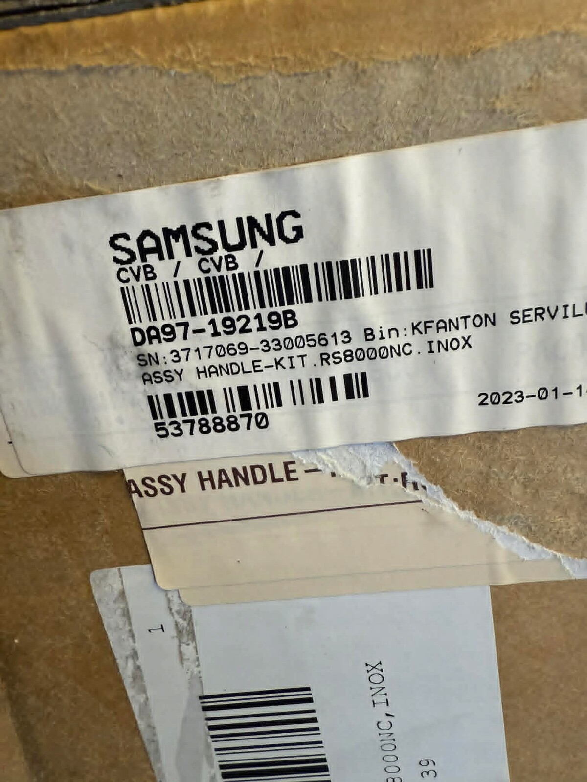 Držák dveří pro ledničku Samsung DA9719219B