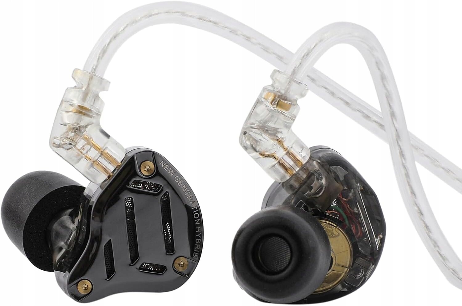 Linsoul Kz ZS10 Pro 2 Sluchátka Iem 1DD+4BA Hybridní 4-úrovňové ladění