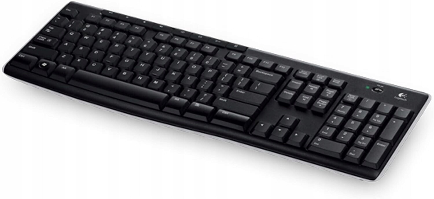 Logitech K270 Bezdrátová klávesnice Qwertz němčina Černá Multimédia