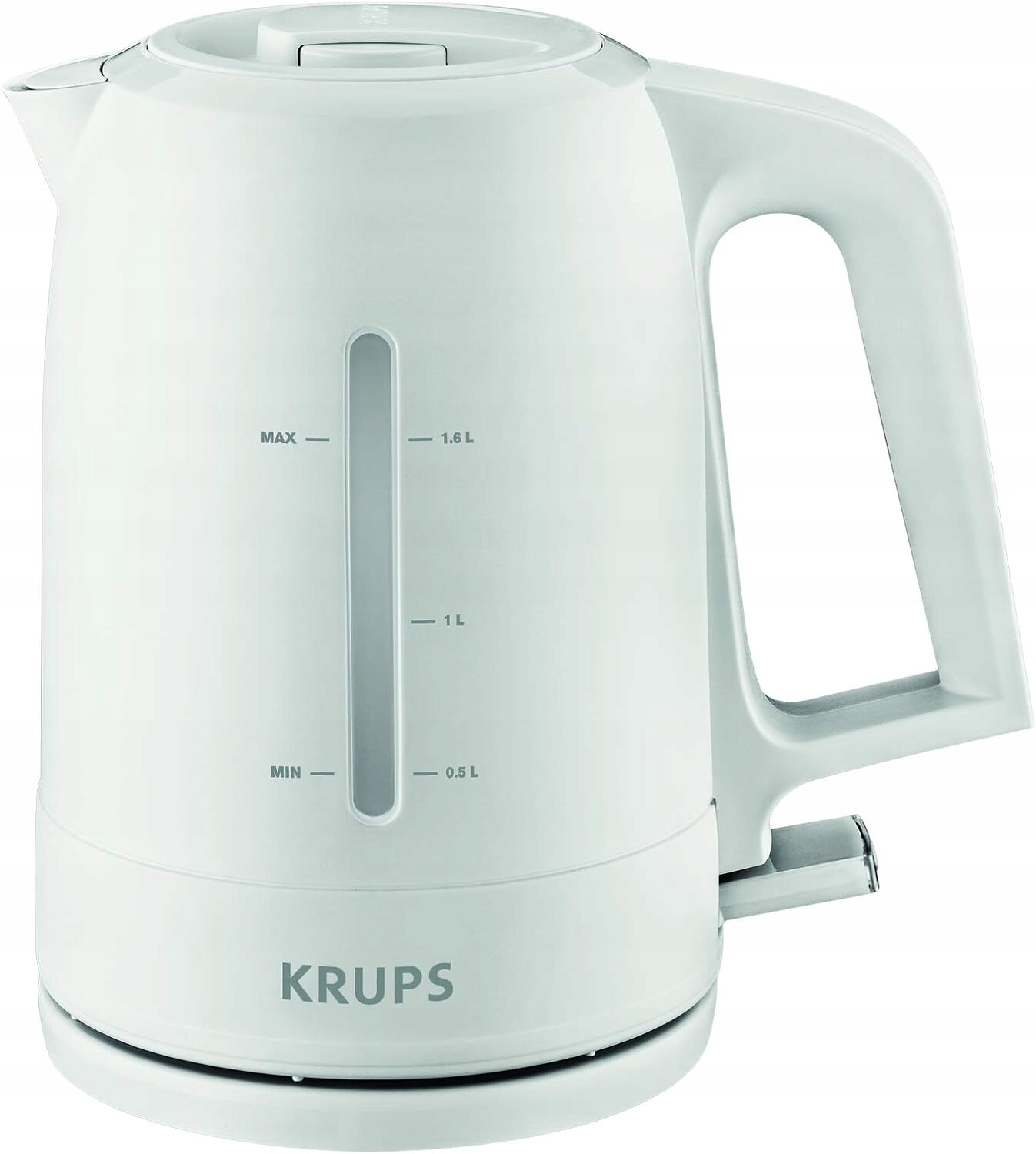 Elektrická varná konvice Krups BW2441 Pro Aroma 1.6L 2400W, bílá, podsvícená