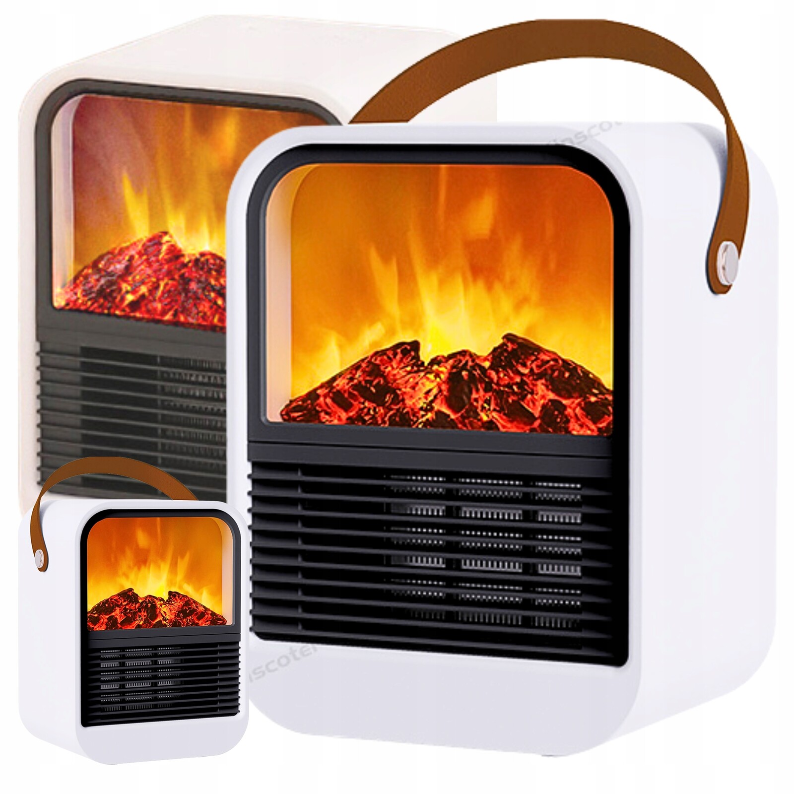 Ohřívač vzduchu Ohřívač krbu pro dům Klima Stylový Led 1000 W