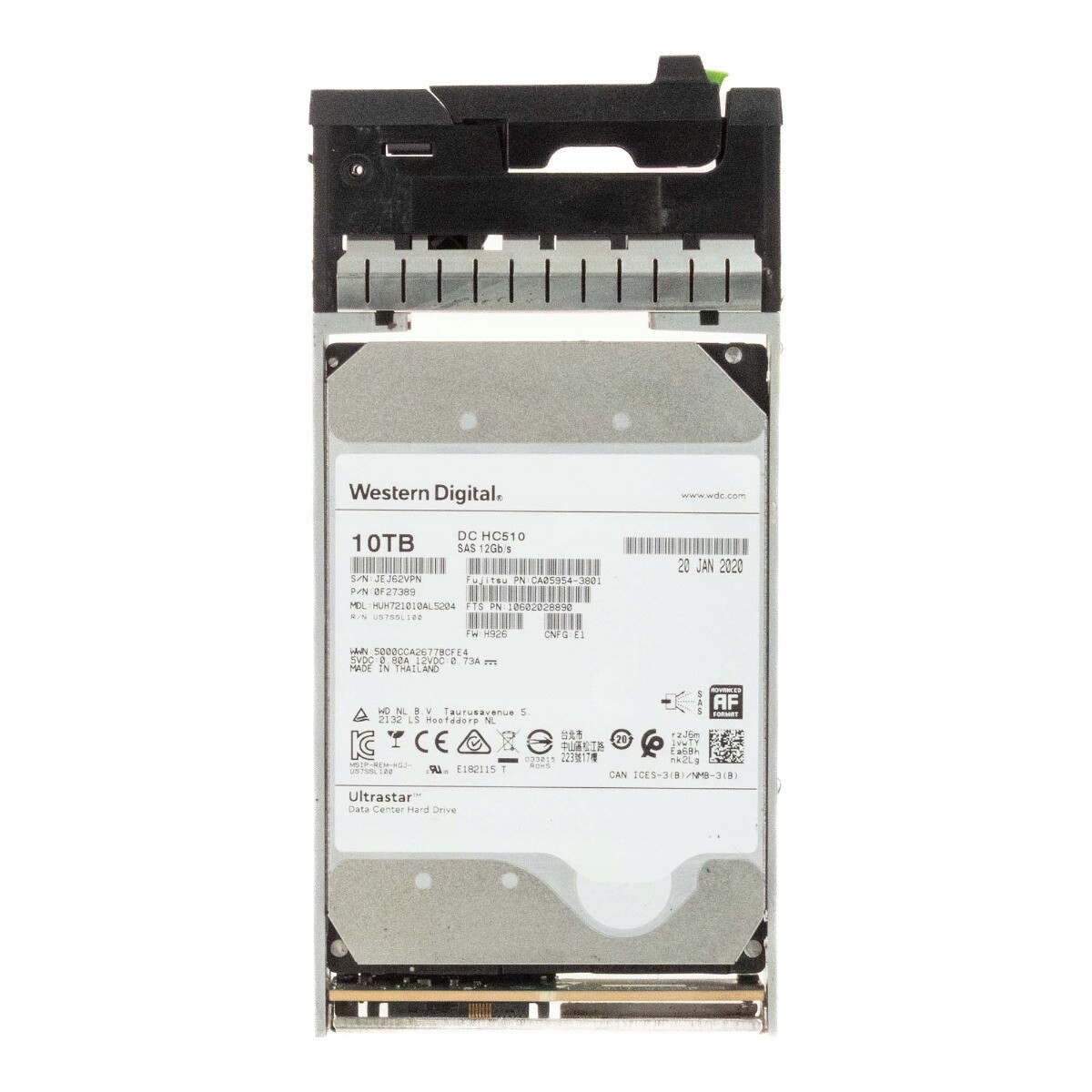 Fujitsu CA05954-3801 10TB 7.2K 256MB SAS-3 3.5'' HUH721010AL5204