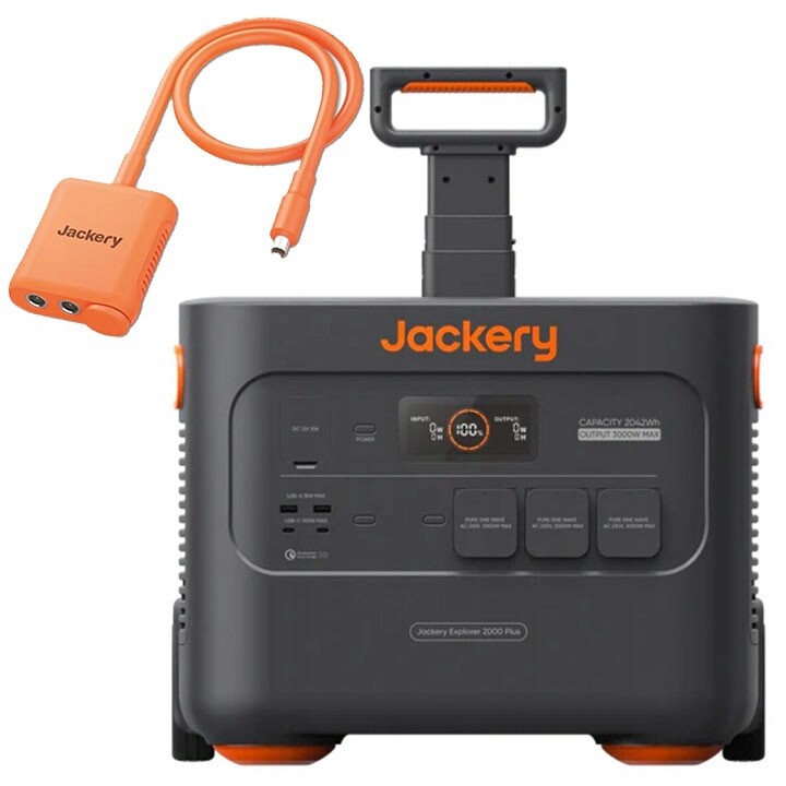 Jackery 2000 3000W/2042Wh Přenosná napájecí stanice nabíjecí konektor