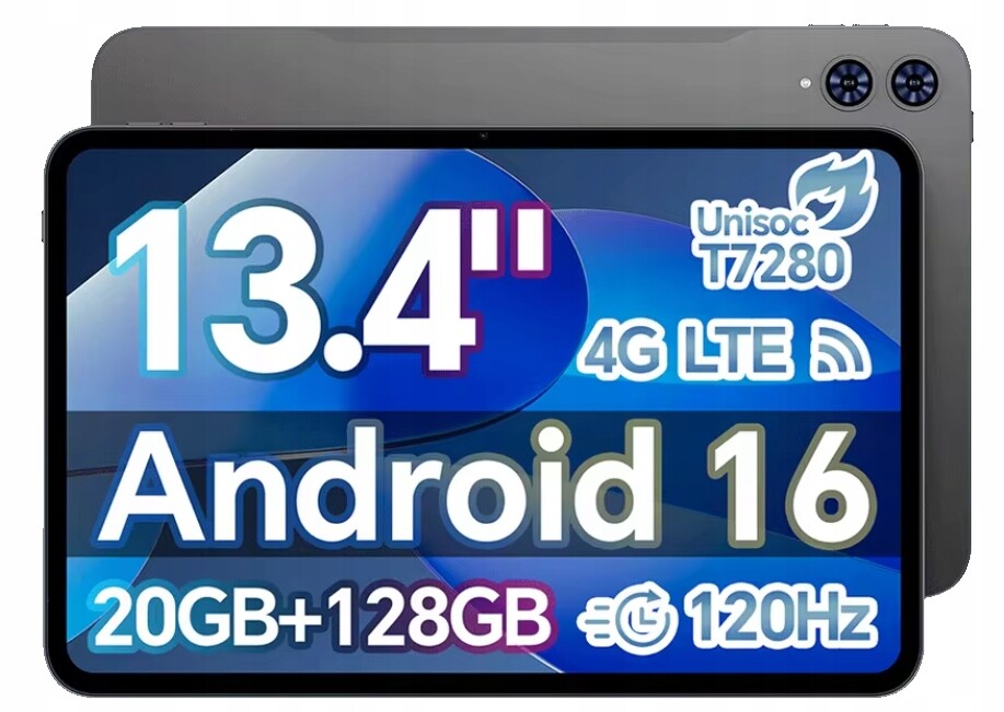 Tablet Teclast T65 13,4palcový 2xSIM 4G Lte 20/128GB WiFi Android Ips Fhd