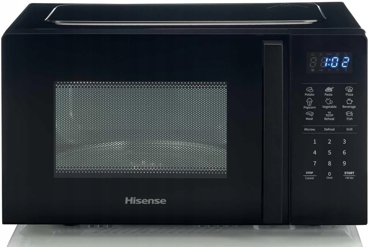 Hisense Mikrovlnná trouba 20L 700W Grill 800W Černá Volně stojící