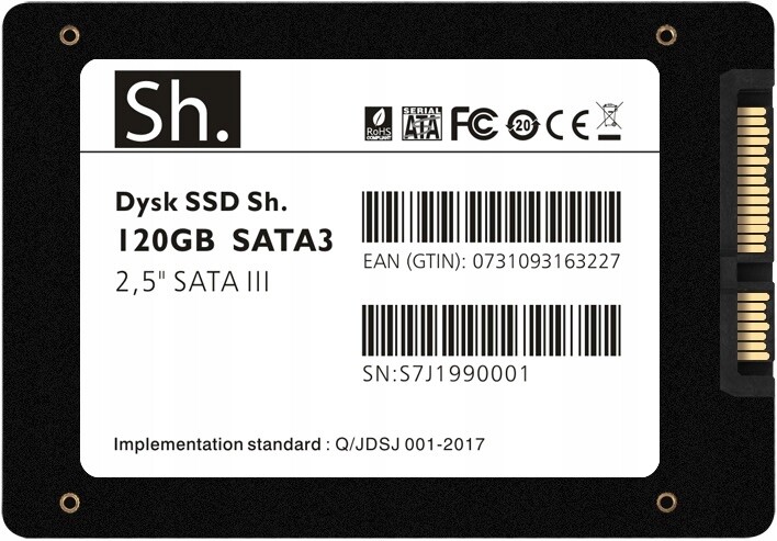 Ssd disk Sh. 120 Gb SATA3 2,5