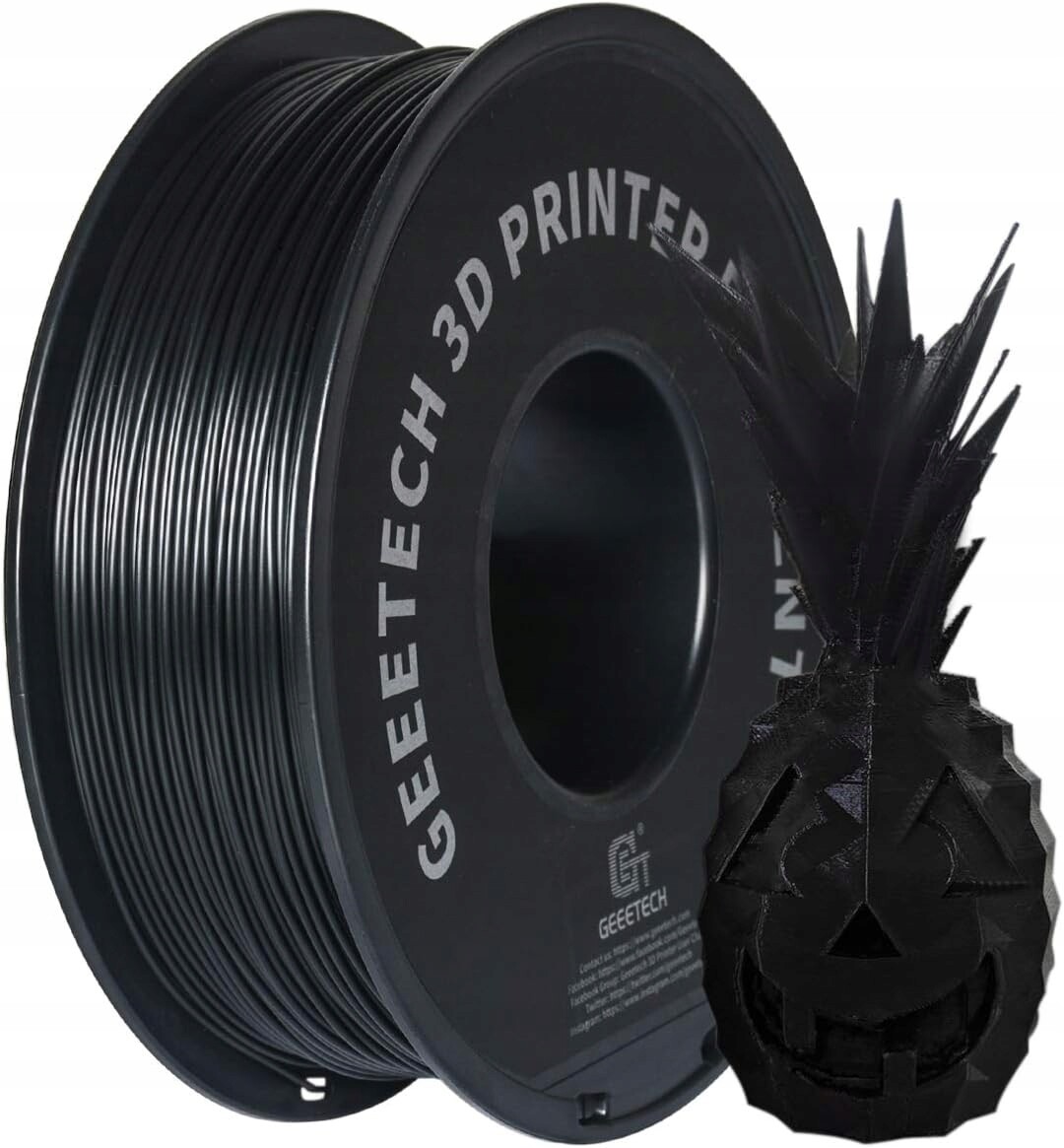 Geeetech Abs filament 1,75 mm černý 1 kg