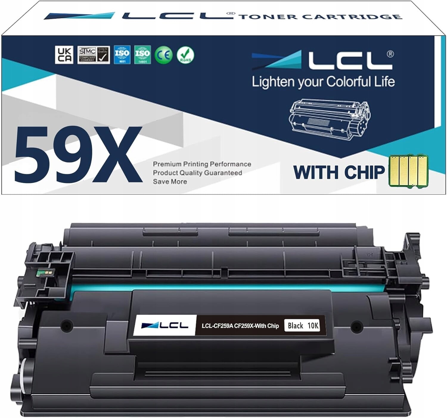Toner LCL 59A 59X CF259A CF259X s čipem pro Hp LaserJet Pro