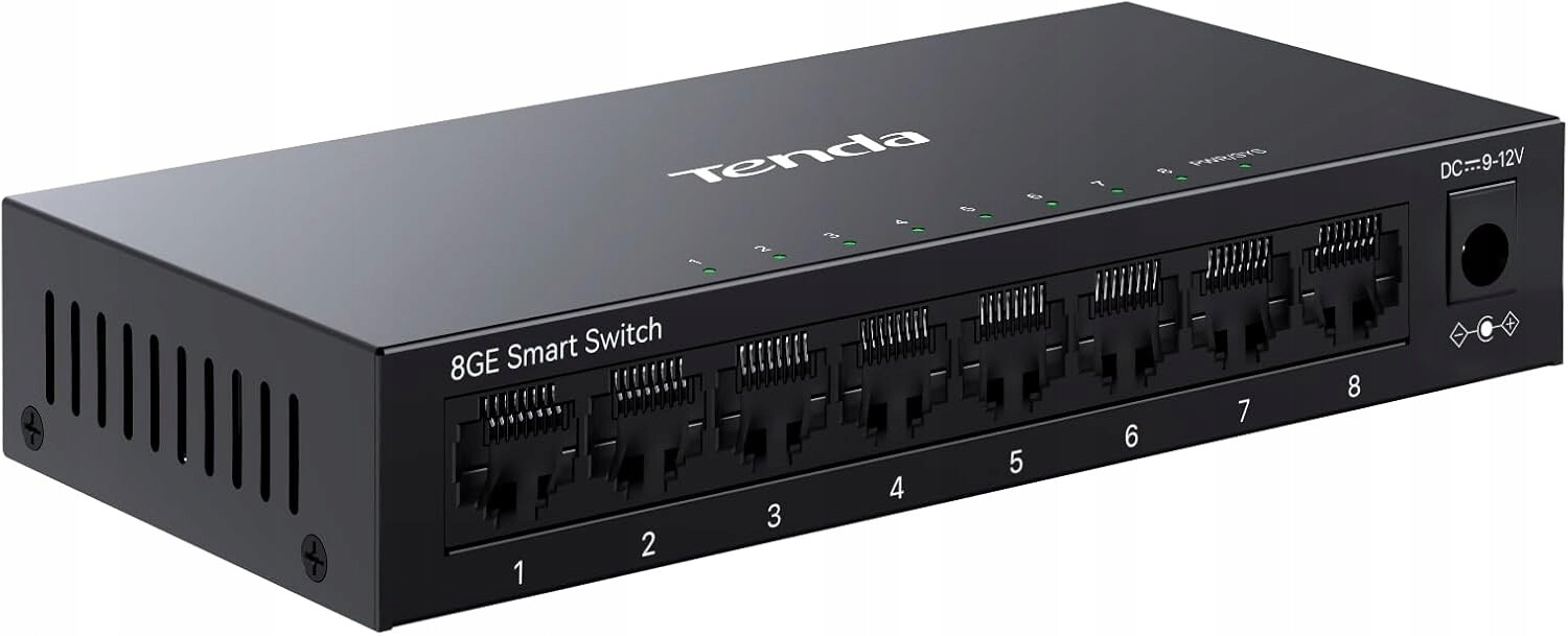 Tenda TEG208E Přepínač Spravovatelný 8-Port Gigabit Igmp QoS Vlan
