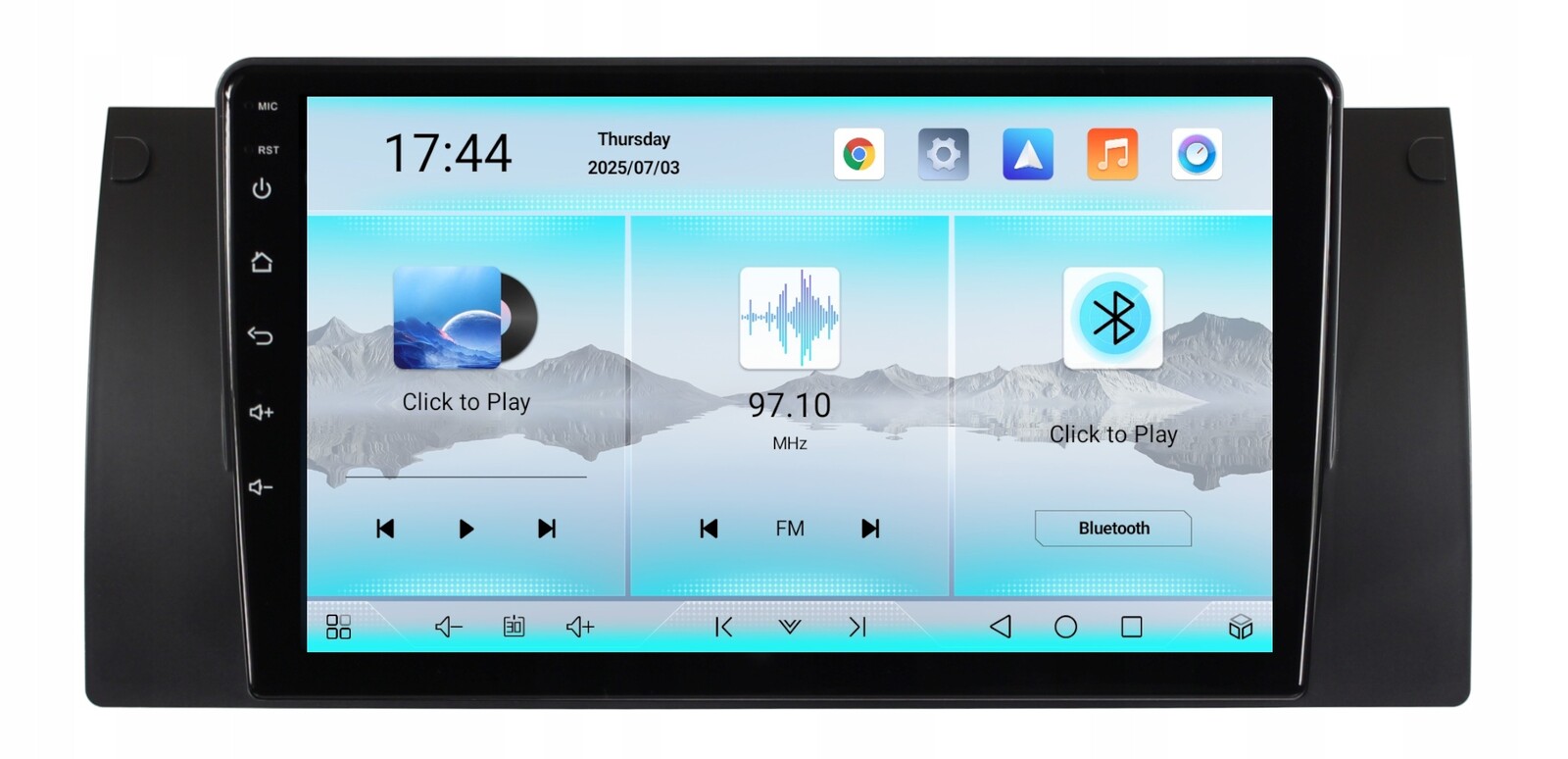 Gps Navigace Rádio Bmw 5 E39 1998-2004 Android