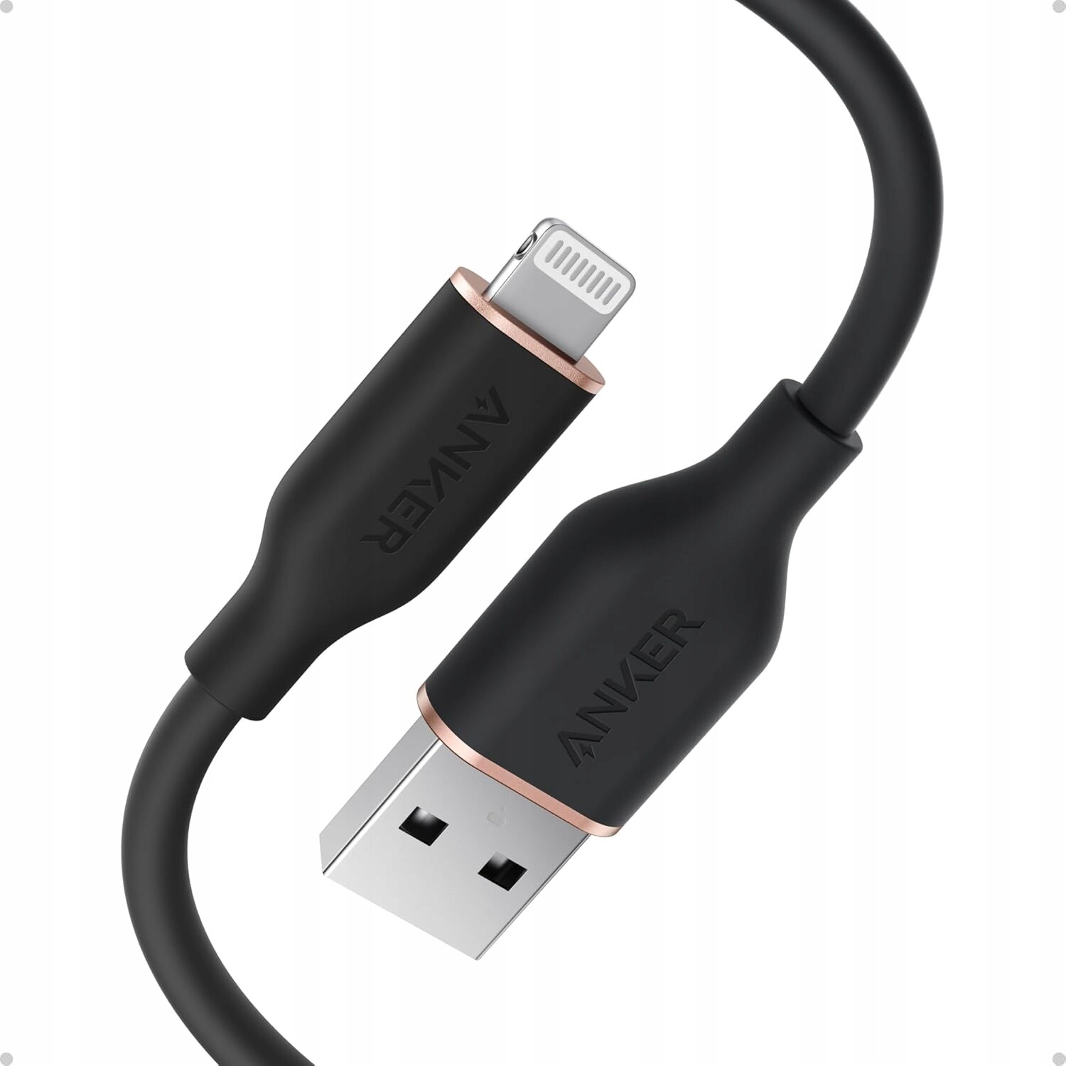 Anker Flow Kabel Usb A Lightning 90 cm Měkký silikon MFi pro iPhone iPad