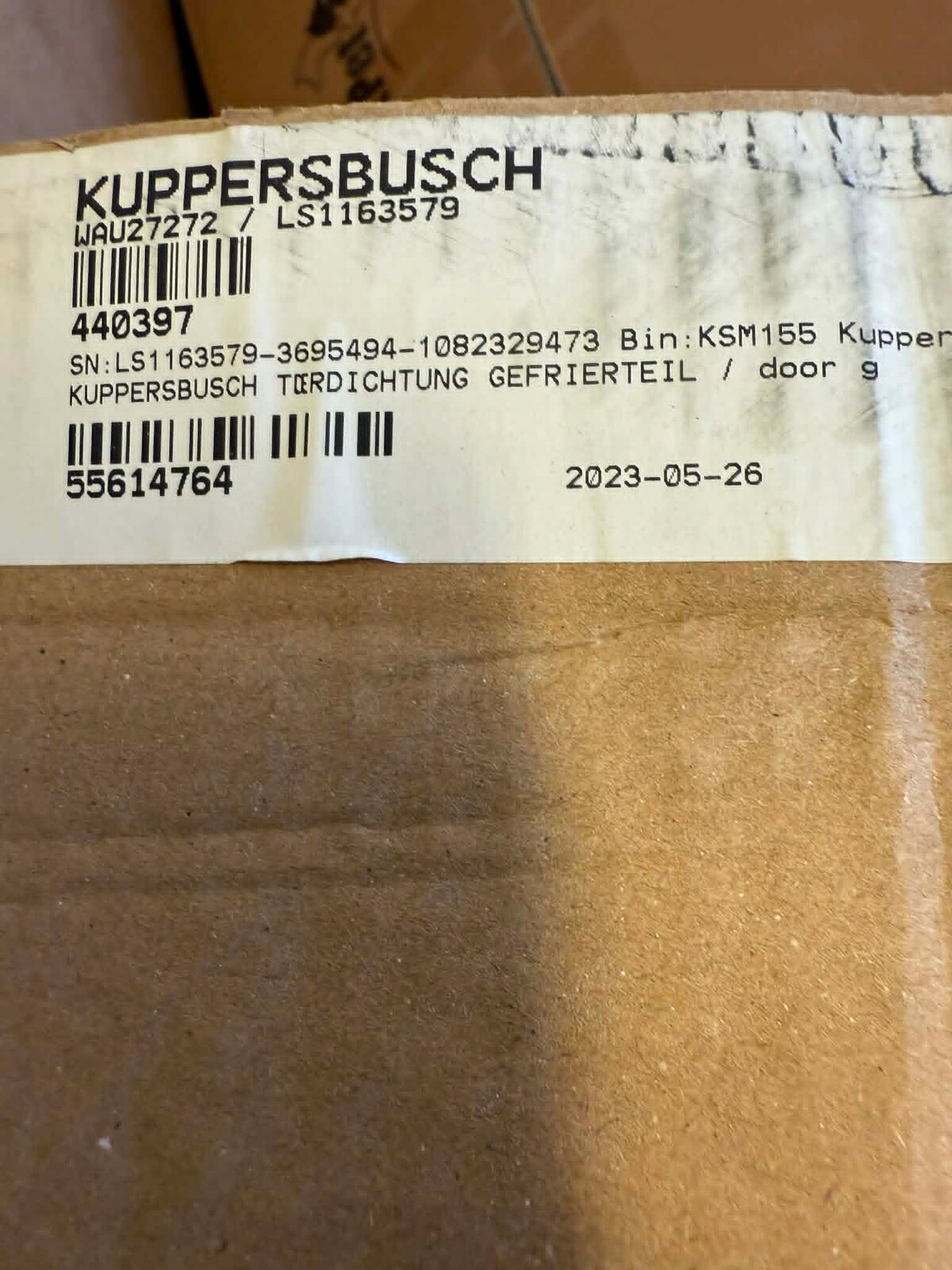 Magnetické těsnění dveří mrazničky 440397 Teka