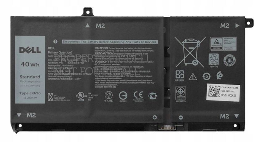 Dell Baterie 40Wh 3 Cell, CF5RH