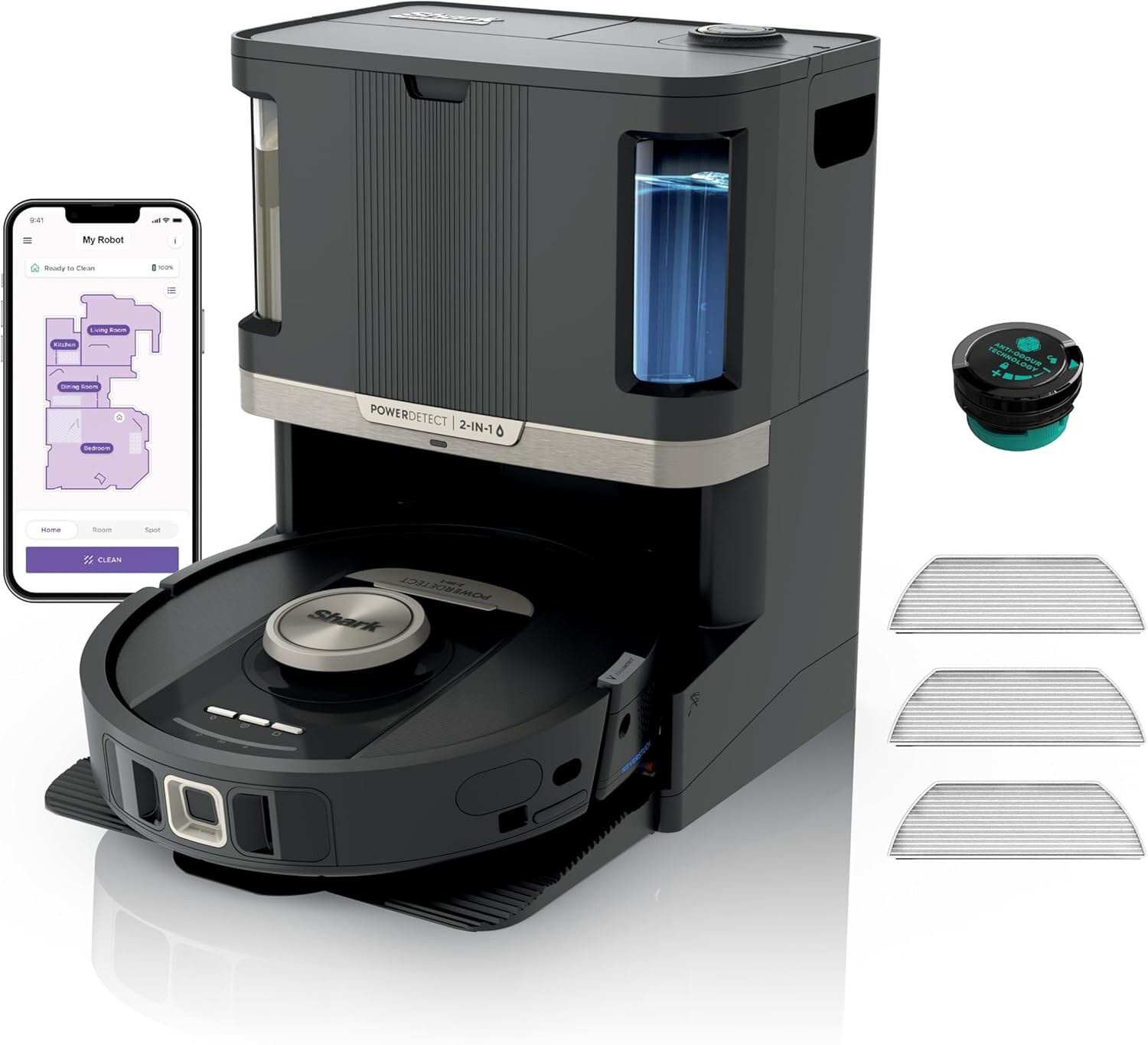 Uklízecí robot Shark RV2800ZEEU černý