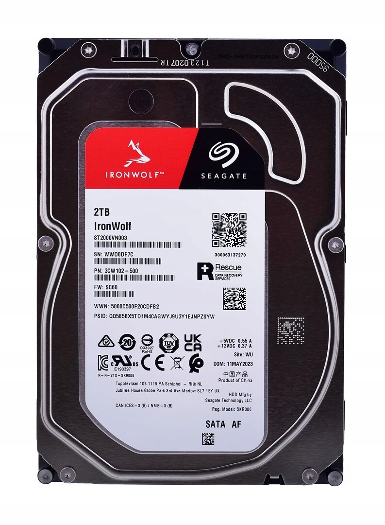 Hdd Seagate IronWolf 2TB Sata ST2000VN003