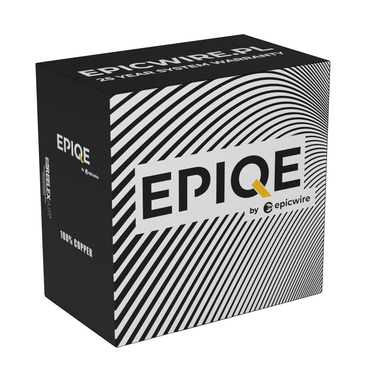 Epiqe Kabel kroucený 100% Cu Cat.6 U/utp 4*2*0,51 mm PVC-Eca 305 m vnitřní