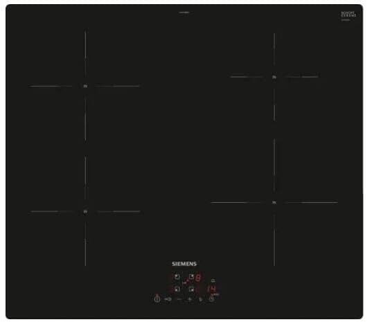 Siemens Indukce EU611BEB6E 60 cm Černá Bezrámečková TouchControl PowerBoost