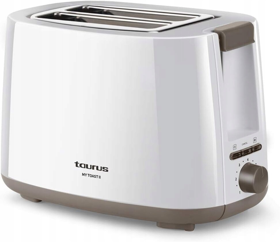 Taurus Mytoast II 2 zásuvky 750W 3 funkce 7 úrovní automatické centrování