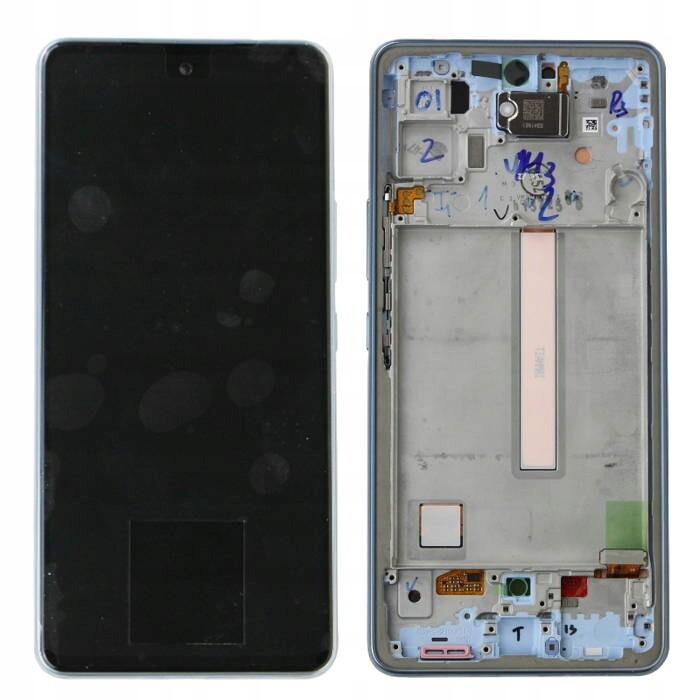 LCD Rámeček Displeje Samsung A53 5G A536 Originální Awesome Blue