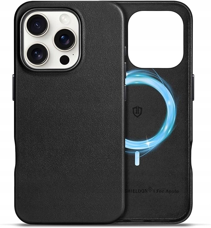 Shieldon přírodní pouzdro MagSafe pro iPhone 16 Pro Max černé Slim