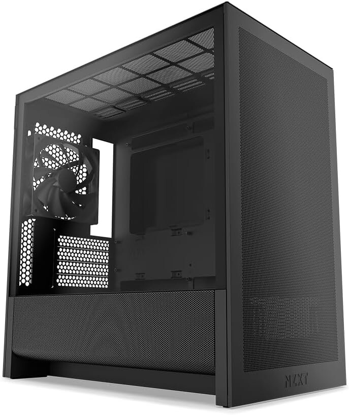 Nzxt H3 Flow Micro-ATX Vysoký průtok vzduchu Back-connect Černá
