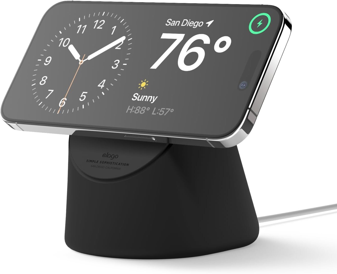 elago MS1 Prémiový silikonový stojan MagSafe pro iPhone 12-17 bez nabíječky