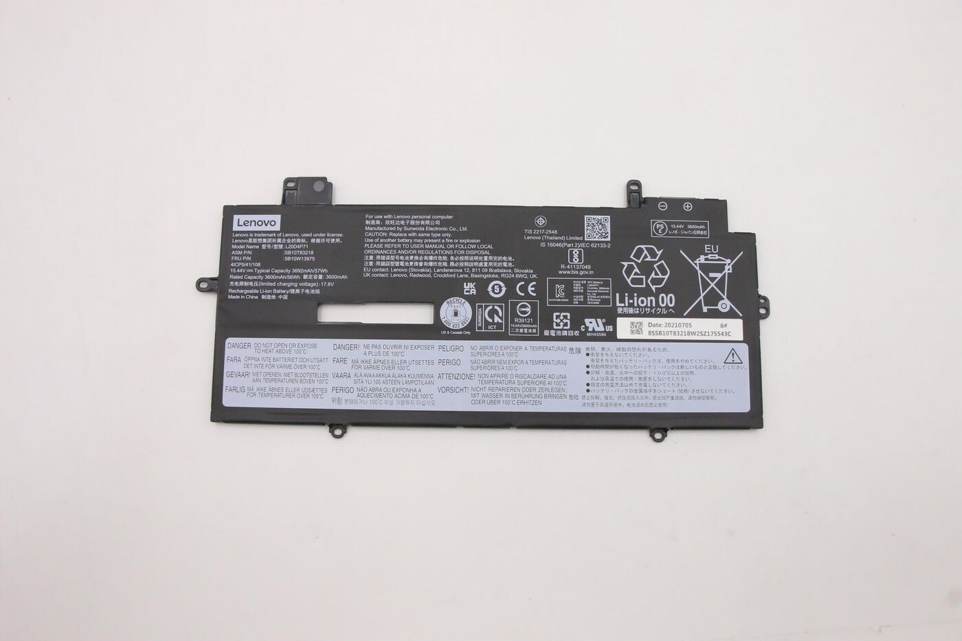 Lenovo baterie 4c,57Wh,LiIon,SWD, 5B10W13975
