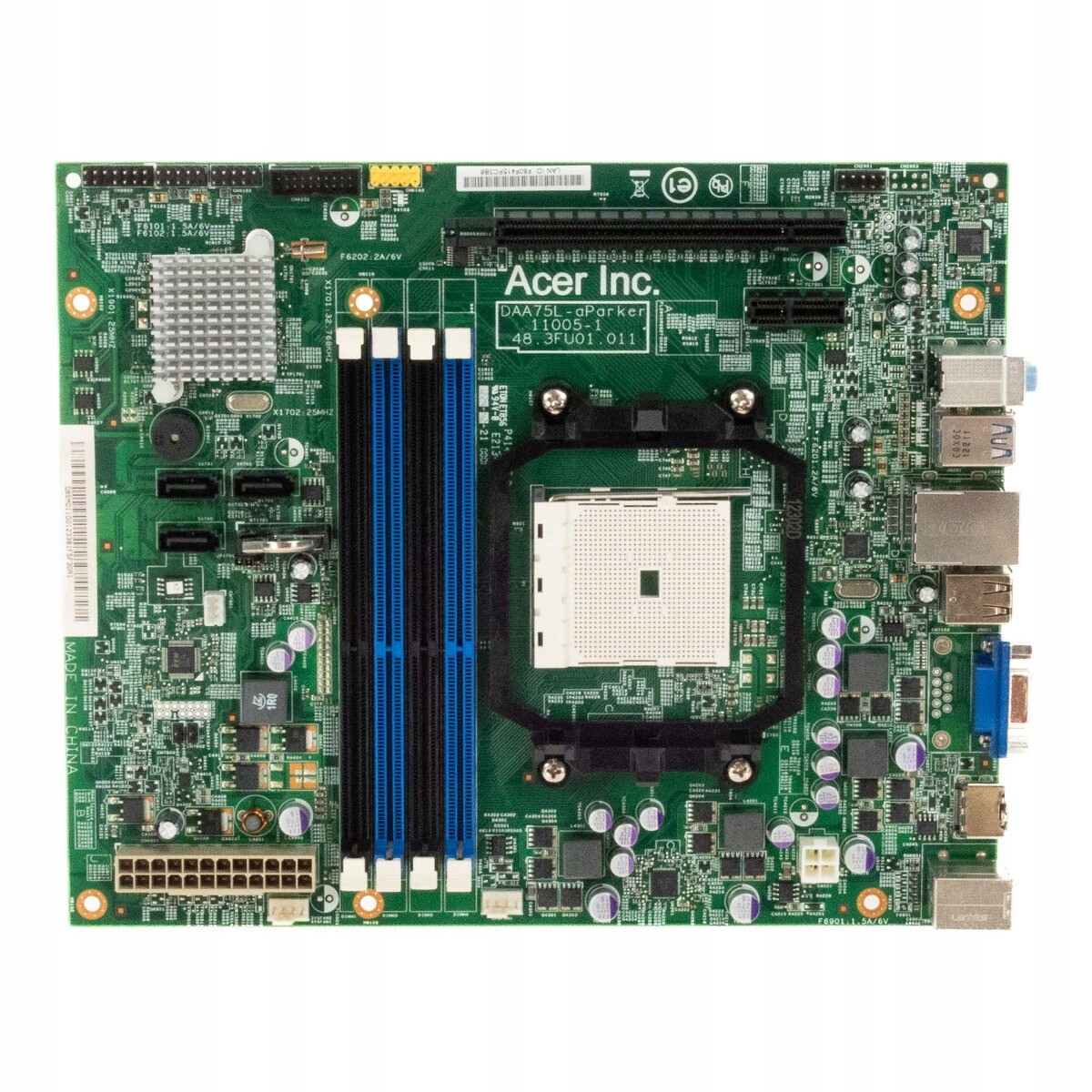 Acer DAA75L-aParker Socket FM1 DDR3 PCIe mATX