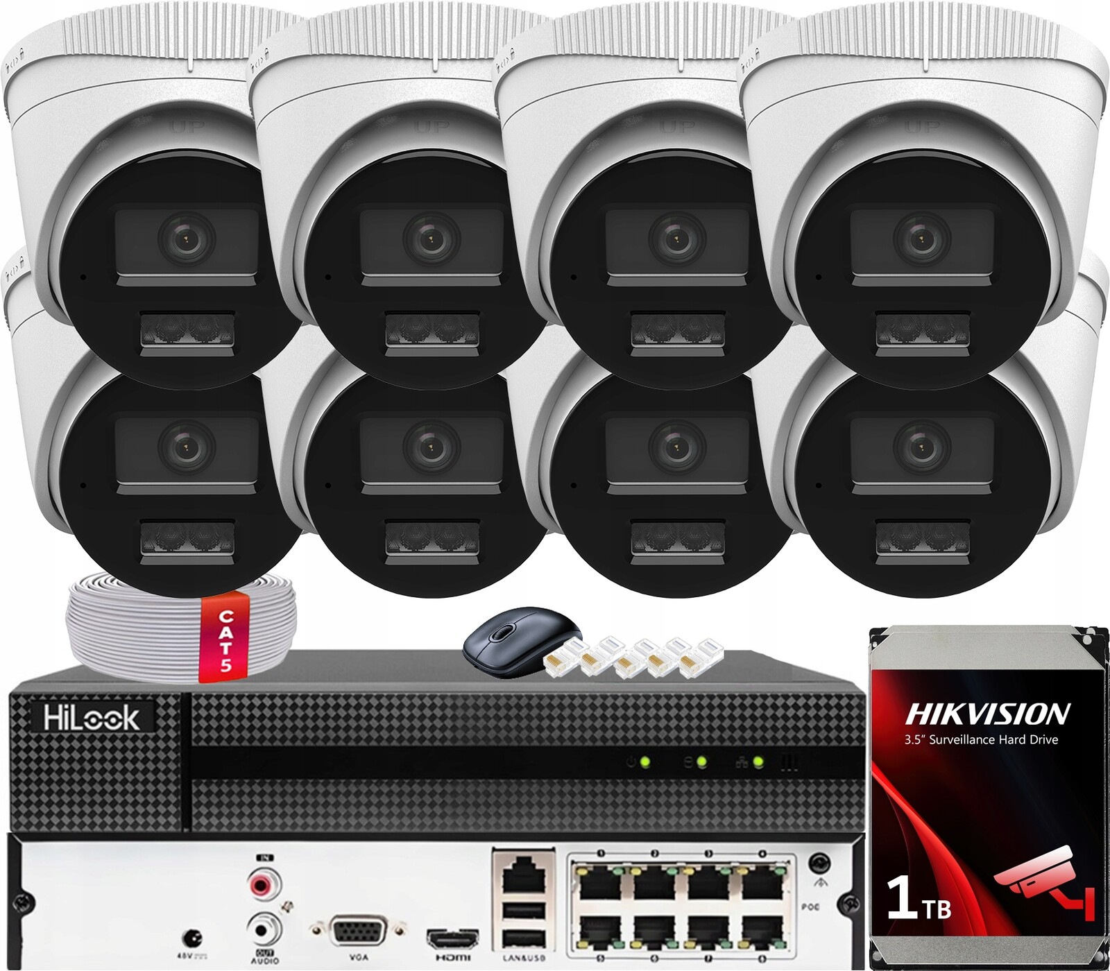 Monitorovací sada Hikvision 6Mpx 8x Kamera IPC-T260HA-LU