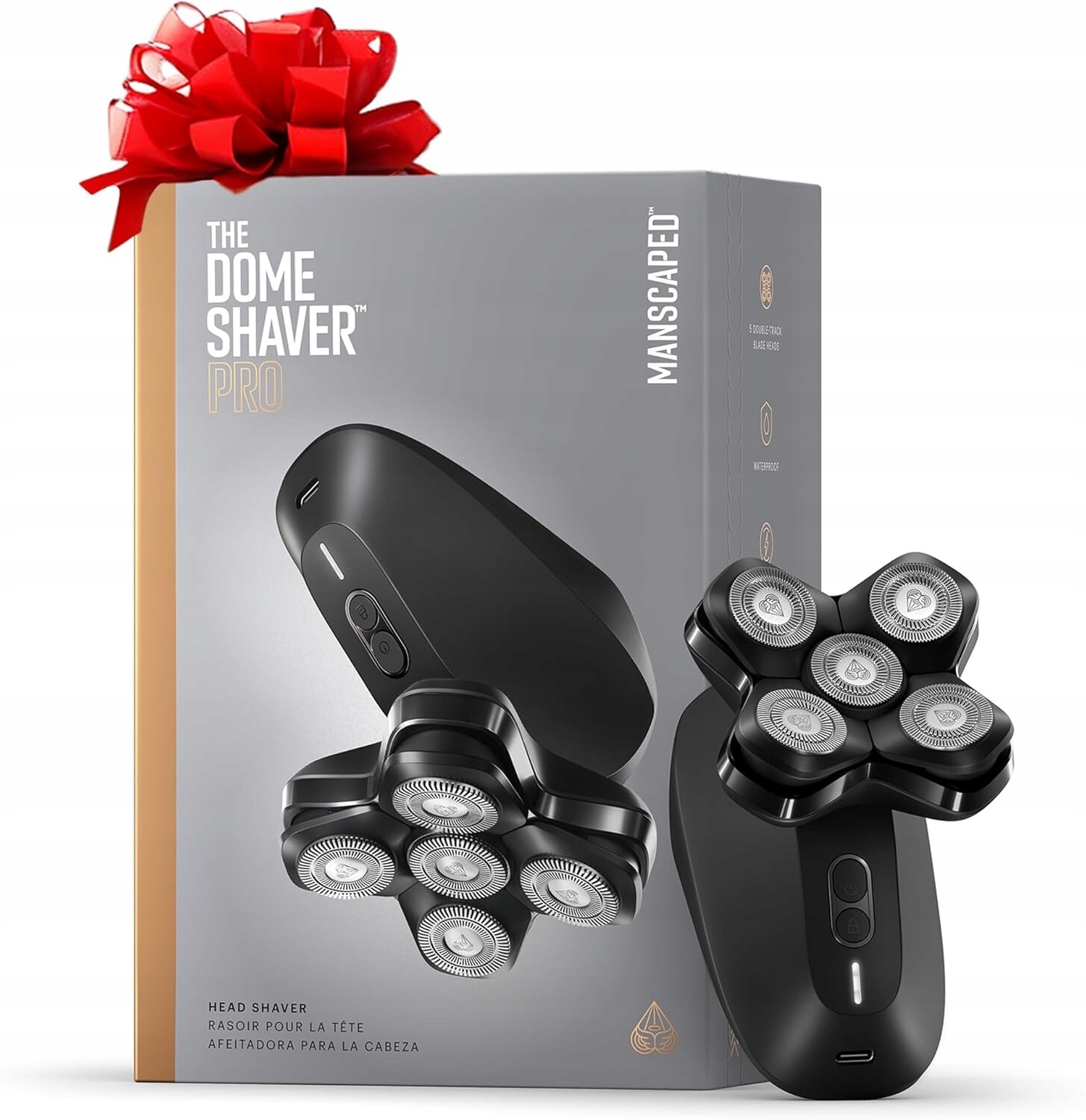 Manscaped Dome Shaver Pro pro plešatá 5 čepelí SkinSafe FlexAdjust Usb-c