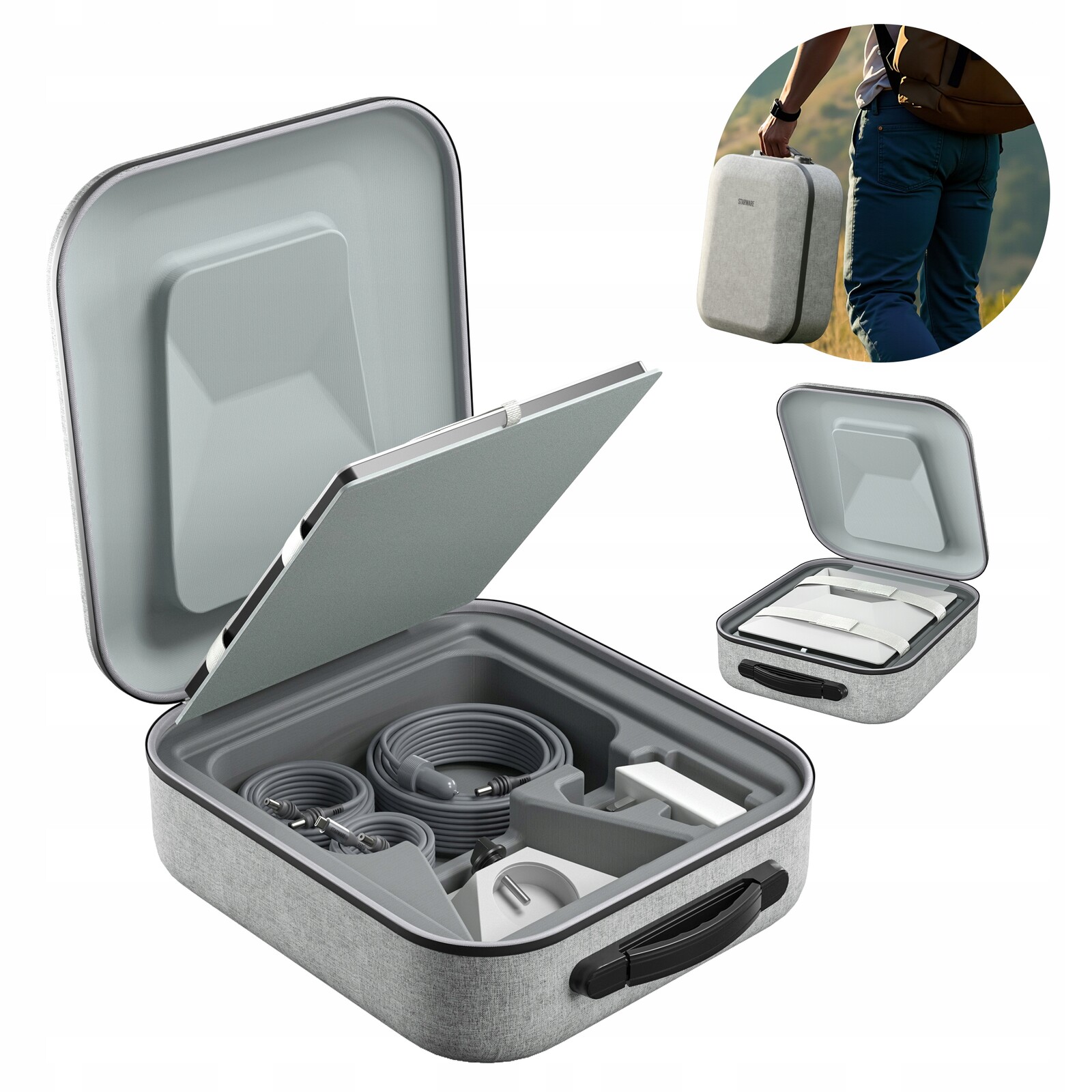 Pouzdro Pouzdro Hard Case Kufr na router Sada Starlink Mini