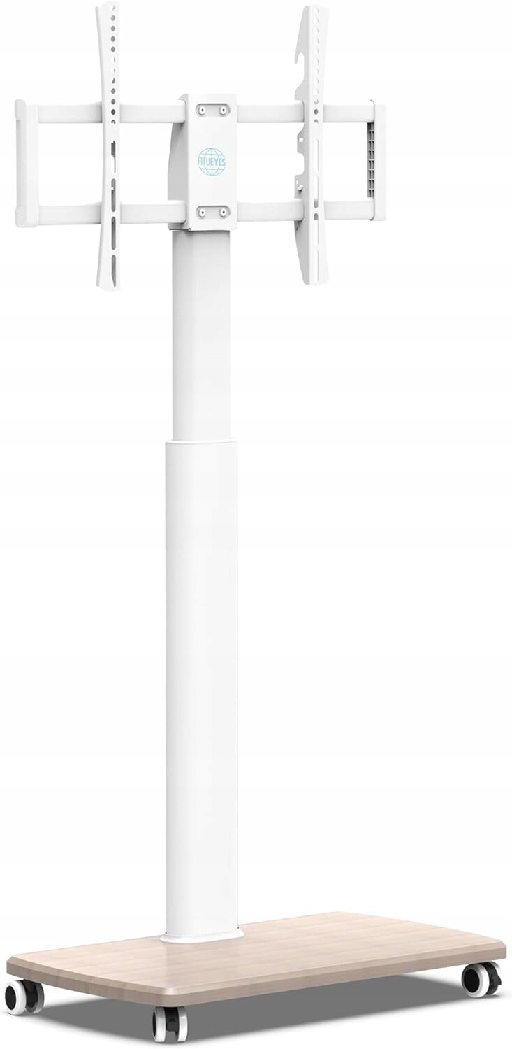 Fitueyes Otočný stojan na Tv, nastavitelný na kolečkách, 32-70 palců, dřevo do 40 kg