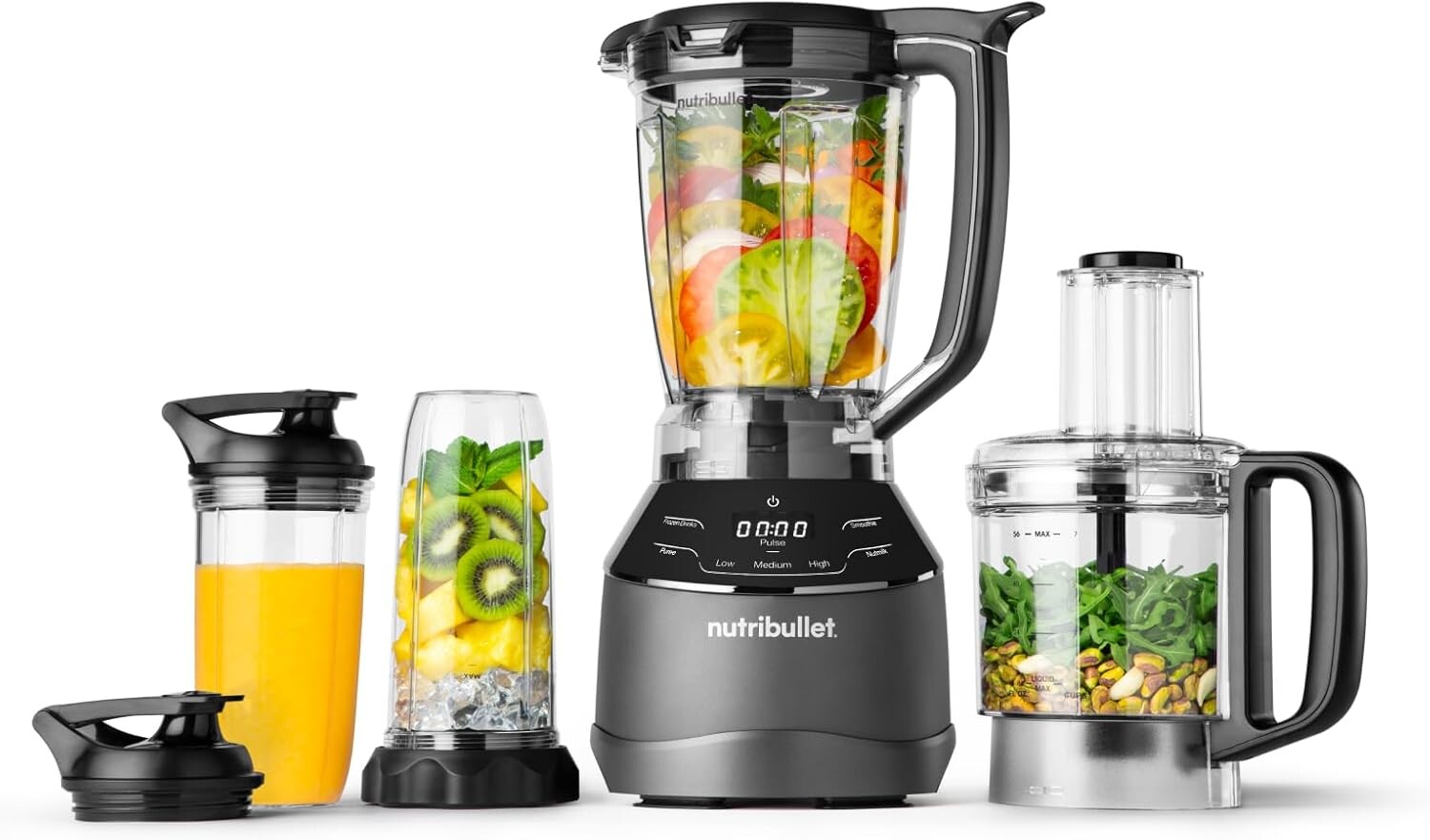 Nutribullet Mixér Procesor potravin 1500W 1.8L 3v1 Černý