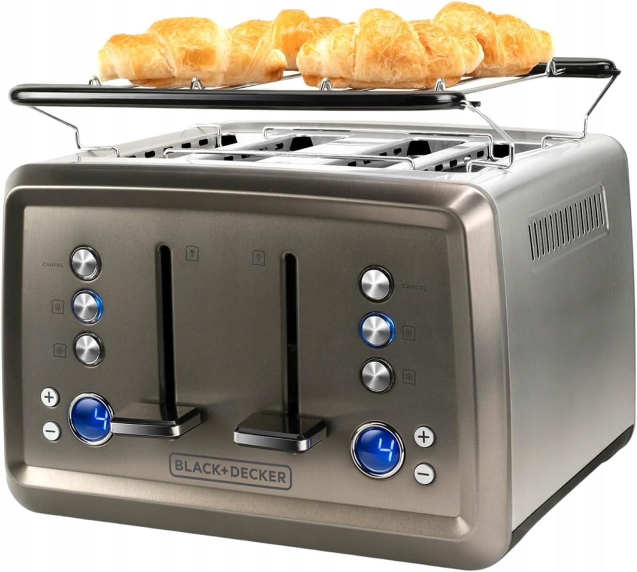 Black+decker BXTO1960E Toustovač 4 přihrádky 1960W digitální ovládání