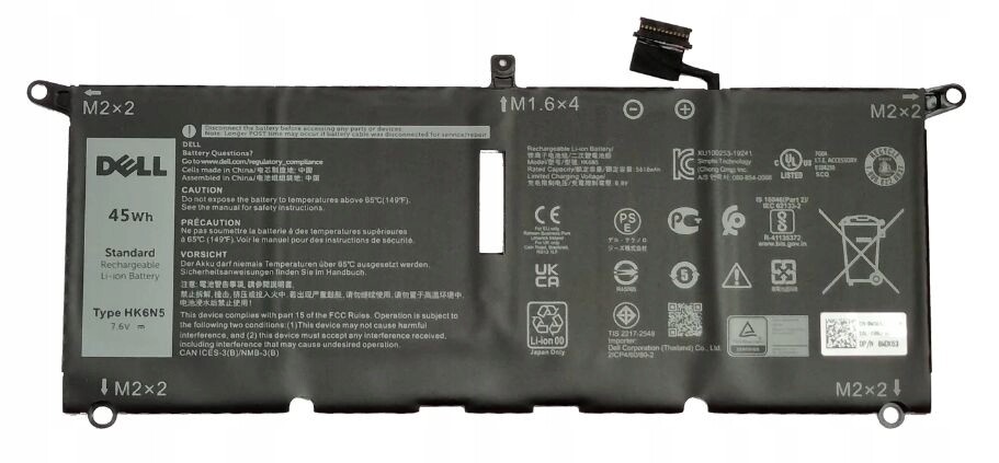 Dell Baterie 45Wh 4 Cell, WDK63