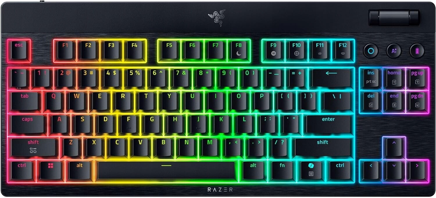 Razer BlackWidow V4 Tkl HyperSpeed Low Profile Orange Qwerty Us