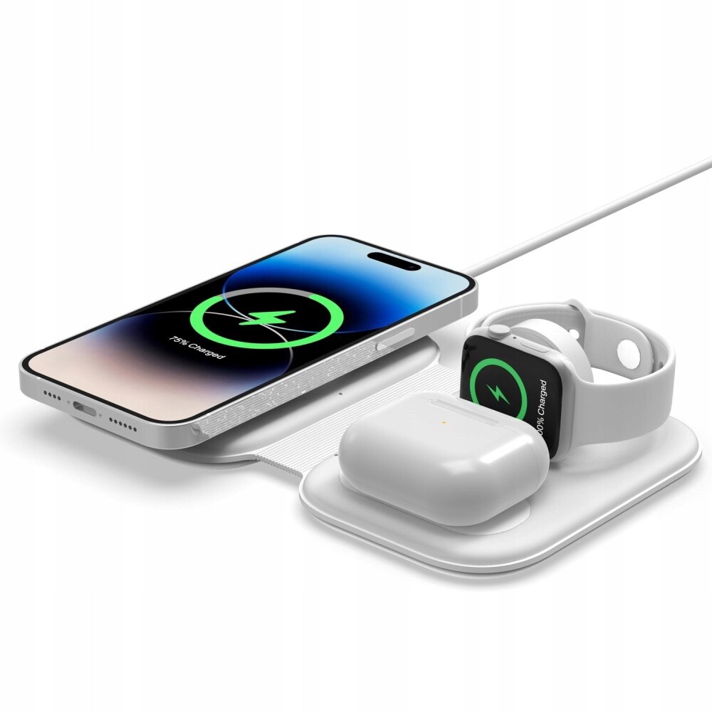 Skládací indukční nabíječka pro MagSafe pro iPhone Apple Watch Airpods