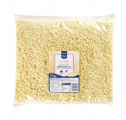 Metro Chef Sýr mozzarella směs s sýrem Emmentaler hobliny 2 kg