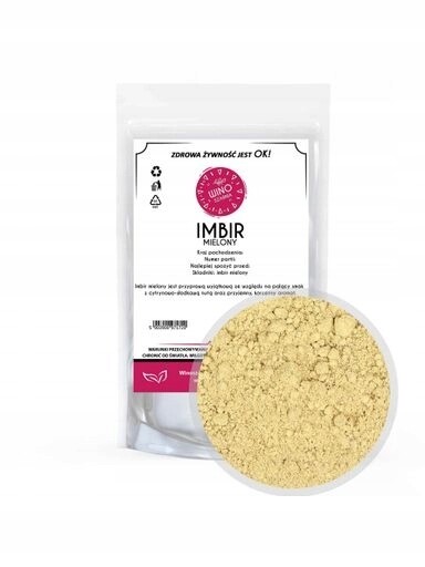 10 x Winoszarnia Zázvor Mletý 100 g Nigérie Koření