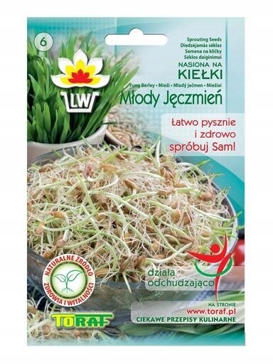 11 x Toraf Mladý ječmen semínka na klíčky 30 g Toraf