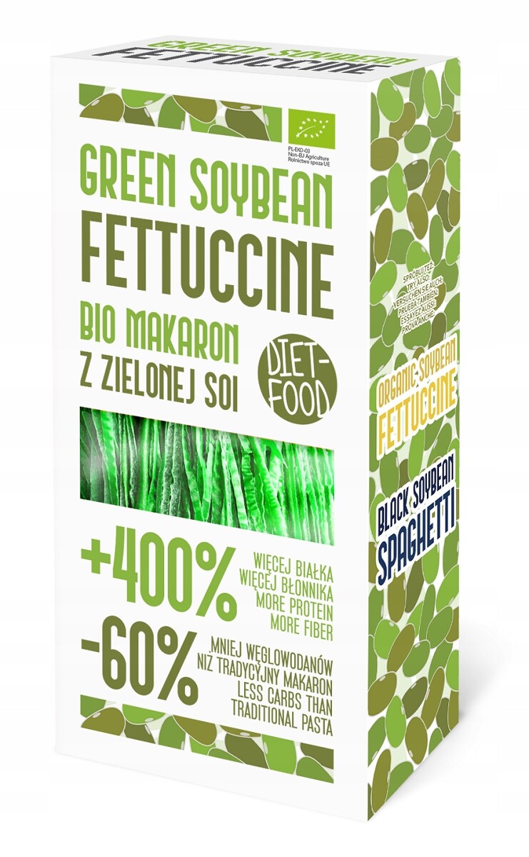 Těstoviny Proteinové (ze Zelené Sóji) Fettuccine Bezlepkové Bio 200 g Die