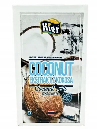 3x Kier Kokosové mléko 1 l