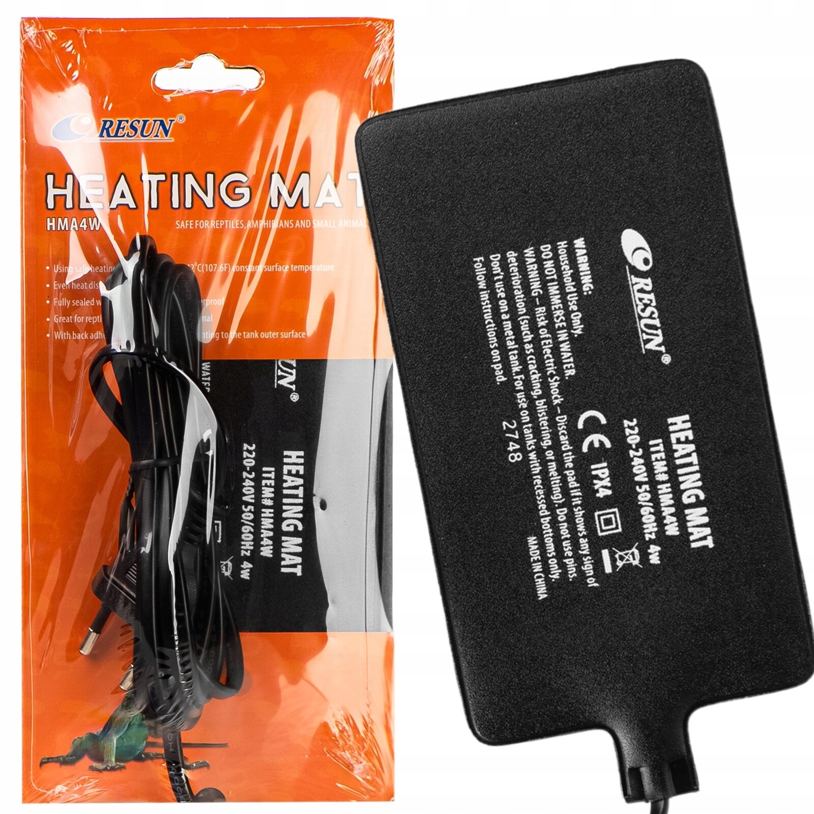 Vyhřívací Podložka Voděodolná Do Terária Plazů Psů Koček A Rostlin 4V 10X17 CM