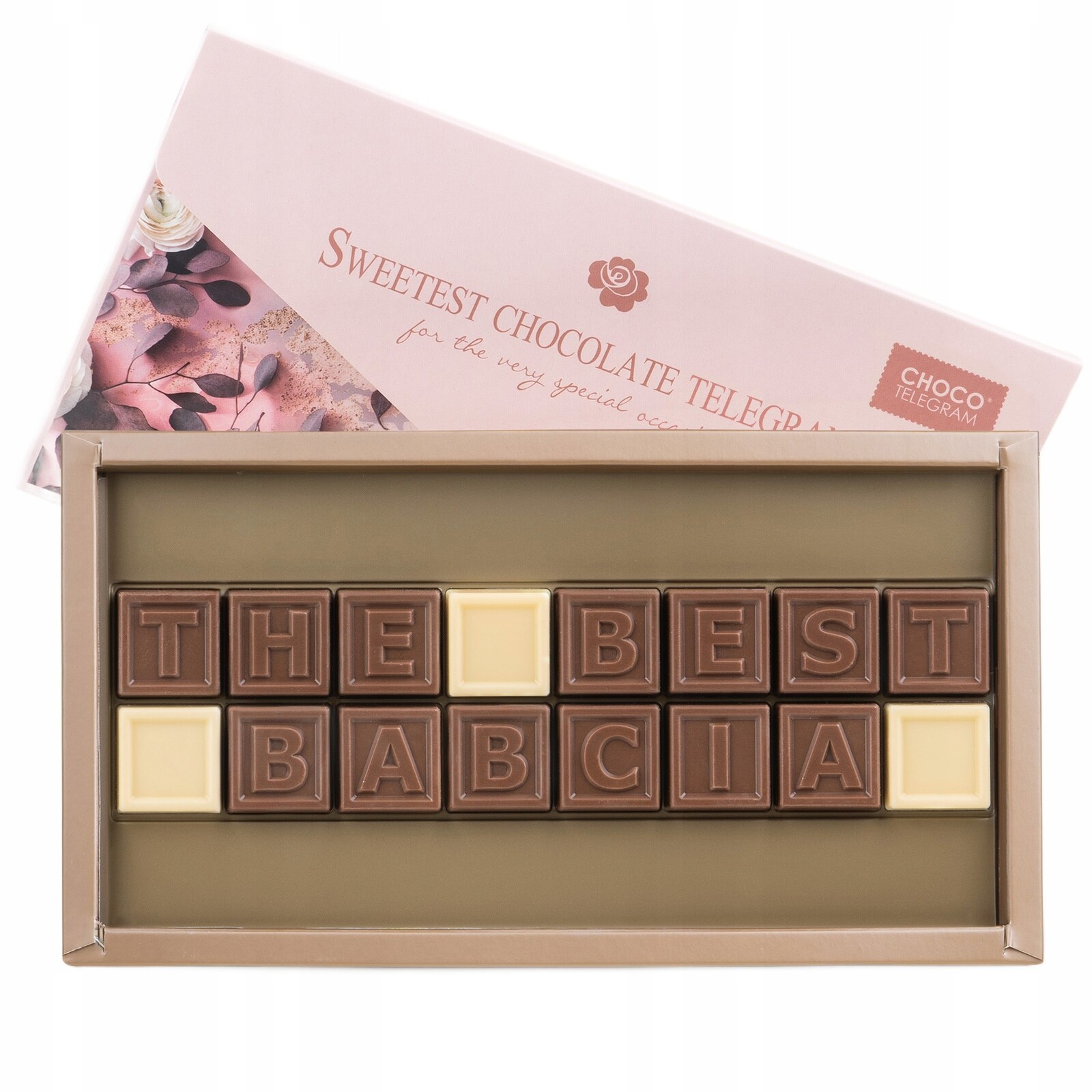 Dárek pro babičku Čokoláda Belgická telegram The Best Babička 152 g